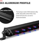 Thumbnail 10 of 57.7 см Диоден 54 LED Лед Бар 78W Ултра Тънък 12D рефлектор 12-24V Комбинирана Combo - Flood и Spot Светлина