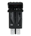 Thumbnail 10 of Копче, Бутон, За Вграждане, за Габарити, Маркери, Рогчета, LED Лед Бар, Халоген, Светлини, 12V - 24V, Надпис SIDE MARKER LIGHT , Червена Светлина