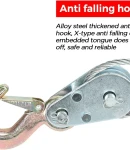 Thumbnail 9 of Ръчна лебедка скрипец със стоманено въже товароподемност 2т 2 тона