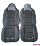 Thumbnail 2 of Комплект универсални калъфи за седалки на МПС - 2бр/к-т - черно със сиво