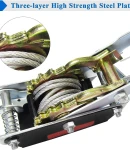 Thumbnail 2 of Ръчна лебедка-скрипец със стоманено въже товароподемност - 4 тона