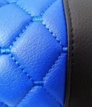 Thumbnail 4 of Комплект от 2 броя универсални възглавници авто възглавничка за врат за по-добър комфорт при дълъг път с автомобил синьо - черно