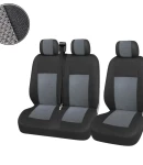 Thumbnail 2 of 2+1 Лукс Калъфи В Сиво За Седалки за Mercedes Sprinter Vito Vw Crafter T5 Ford Transit Peugeot Iveco Премиум Плат