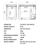 Thumbnail 3 of Преносим хладилник фризер хладилна кутия с компресор 12V/24V 100/220V 50 литра Flexzon