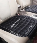 Thumbnail 9 of Черен универсален предпазен плюшен калъф подложка протектор за седалка на автомобил от противоплъзгащa текстилна материя 50 х 50 cm