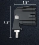 Thumbnail 5 of 15.5 cm 93W Диоден Прожектор Супер Мощен Халоген Led Bar Лед Бар Бяла Комбиниранa Светлина 12V - 24V За АТВ SUF Джип 4х Offroad Камион