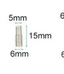 Thumbnail 1 of Универсална FM АМ Къса Спортна Радио Антена 17.5 CM За Автомобил с 3 различни накрайника
