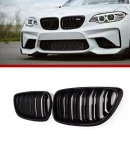 Thumbnail 9 of Двойни Бъбреци Решетки За БМВ BMW F22 F23 F24 F27 E87 2012г.-2018г. Черен Гланц Лак