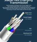 Thumbnail 5 of Кабел Phone Planet USB Type-C 1.2m