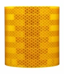 Thumbnail 5 of Светлоотразителна рефлекторна самозалепваща се лента фолио с висока фотометрична мощност 5 m x 5 cm жълта златна