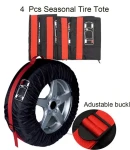 Thumbnail 4 of Комплект от 4 броя Универсални Непромокаеми Калъфи за Съхранение на Резервни Гуми за Автомобил 13 -18 цола