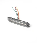 Thumbnail 4 of 6 LED ЛЕД Жълта Аварийна Лампа Блиц Светлина Мигаща За Пътна Помощ Платформа и др. 10W с 8 режима 8х3 cm. 12-24V