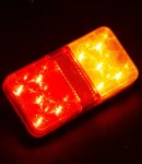 Thumbnail 14 of Комплект от 2 броя LED Лед Диодни Стопове Стоп Задна Светлина Slim 12V За Камион Ремарке Бус Ван Каравана и др. 15 cm x 8 cm