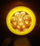 Thumbnail 9 of 1 брой ЛЕД LED габарит за огледало ОБЕЦИ за камион 12-24V Scania Сканиа Volvo Волво MAN МАН DAF ДАФ Mercedes Мерцедес с ефект Неон Neon в оранжево-червено