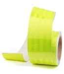 Thumbnail 1 of Светлоотразителна рефлекторна самозалепваща се лента фолио с висока фотометрична мощност 5 m x 5 cm жълта