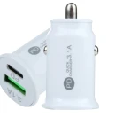 Thumbnail 6 of АДАПТЕР ЗА ЗАПАЛКА PG320 БЯЛ/ЧЕРЕН USB+TYPE C