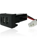 Thumbnail 1 of Двойно USB Зарядно за Вграждане за Vw Transporter Транспортер Т4 4.2A