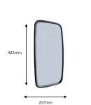 Thumbnail 4 of Универсално огледало за обратно виждане с основа 425mm х 204mm за камион автобус строителни и селскостопански машини багери кемпери и др.