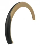 Thumbnail 2 of Универсален калъф за волан от еко кожа бежов - черен за камион 44-46cm