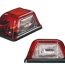 Thumbnail 5 of Комплект от 2 броя Плафон за регистрационен номер с крушка червен 12-24V за камион, ремарке, каравана, бус, трактор и др.