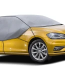 Thumbnail 1 of Водоустойчиво покривало полукалъф за автомобил Хечбек или Комби размер M-L 275 - 295 cm x 75 cm сив CarPassion