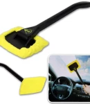 Thumbnail 2 of Микрофибърна кърпа с дръжка за почистване на стъкла прозорци