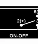 Thumbnail 8 of Копче, Бутон, За Вграждане, за LED Лед Бар, Халоген, Къси Светлини, 12V - 24V, Надпис  LOW BEAM , Червена Светлина