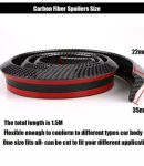 Thumbnail 3 of Универсален спойлер за заден капак карбон карбонов