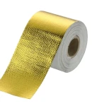 Thumbnail 9 of Предпазно изолационно фолио самозалепваща се златна термоизолационна лента 50mm x 10m за колектори/ изпускателна система