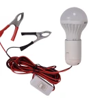 Thumbnail 1 of Подвижна работна LED лампа с щипки кабел и ключ 12V 9W