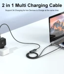 Thumbnail 7 of Кабел Phone Planet 2в 1 - Type C-CL 1.2m 100W