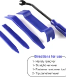 Thumbnail 2 of Комплект от 5 части инструменти за сваляне демонтиране на кори щипки лайсни тапицерия радио