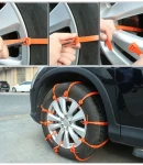 Thumbnail 10 of 10 броя универсални PVC / ПВЦ вериги за сняг, лед, кал. 14 -19 цола гуми. Бърз и лесен монтаж