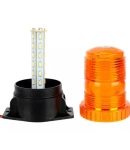 Thumbnail 14 of LED Лед Сигнална Аварийна Лампа Маяк Буркан 130mm x 74mm, 12V - 24V, 30 SMD Диода За Трактор, Електрокар, Мотокар, Селскостопански Машини и др.