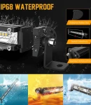 Thumbnail 5 of 33.2 См 108W Едноредов Мощен Диоден LED Лед Бар 36 Led Ултра Тънък Халоген Лампа Прожектор 12V 24V АТВ, Джип 4х4 Offroad Камион и др.