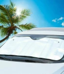 Thumbnail 12 of Автомобилен сенник за предно стъкло тип хармоника двулицев с вакуумно закрепване 130х60 cm