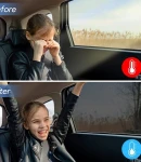 Thumbnail 9 of Комплект от 2бр универсални сенници комарници за странични стъкла за автомобил