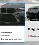 Thumbnail 11 of Двойни Бъбреци Решетки За БМВ BMW X5 X6 F15 F85 F16 F86 2014+ Черен Гланц Лак