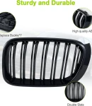Thumbnail 5 of Двойни Бъбреци Решетки За БМВ BMW X3 X4 FACELIFT F25 F26 2014 - 2017г. Черен Гланц Лак