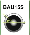 Thumbnail 1 of LED Лед Крушки, 30 SMD, BAU15S 1156 (PY21W), Асиметрични, Разминати пинове (150°) , Offset, 12V, Бяла Светлина