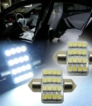 Thumbnail 6 of LED Лед Диодни Крушки, 16 SMD 5050 , 31мм, 36мм, 39мм, 41мм, 12V, Бяла Светлина