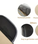 Thumbnail 4 of Черен универсален предпазен плюшен калъф подложка протектор за седалка на автомобил от противоплъзгащa текстилна материя 50 х 50 cm