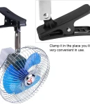 Thumbnail 9 of 12V 20 cm 8 инча вентилатор за автомобил с клипс щипка