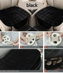 Thumbnail 10 of Черен универсален предпазен плюшен калъф подложка протектор за седалка на автомобил от противоплъзгащa текстилна материя 50 х 50 cm