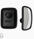 Thumbnail 3 of Универсално огледало за обратно виждане с основа 225 mm x 117 mm за камион автобус строителни и селскостопански машини багери кемпери и др.