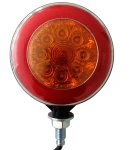 Thumbnail 3 of 1 брой ЛЕД LED габарит за огледало ОБЕЦИ за камион 12-24V Scania Сканиа Volvo Волво MAN МАН DAF ДАФ Mercedes Мерцедес с ефект Неон Neon в оранжево-червено