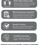 Thumbnail 3 of 1+1 Комплект универсални калъфи тапицерия за предни седалки на автомобил бус джип еко кожа червено с черно