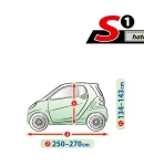 Thumbnail 8 of Висококачествено Покривало Kegel серия Mobile Garage размер S1 за хечбек 250-270см x 134-143см, сиво