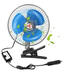 Thumbnail 1 of 12V 20 cm 8 инча вентилатор за автомобил с клипс щипка