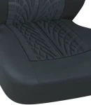 Thumbnail 2 of Комплект 2 + 1 тапицария/калъфи за бус/ван с шарка грайфер - текстил - черни - 5 части